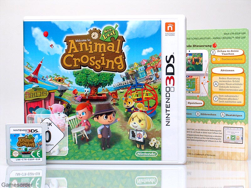ANIMAL CROSSING NEW LEAF Nintendo 3Ds / XL, 2 Ds, New 3Ds Spiel