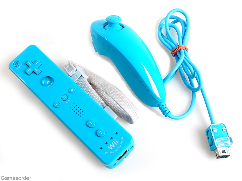 ORIGINAL NINTENDO Wii + U Remote MOTION PLUS INSIDE + NunChuk