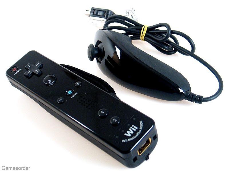 ORIGINAL NINTENDO Wii + U Remote MOTION PLUS INSIDE + NunChuk