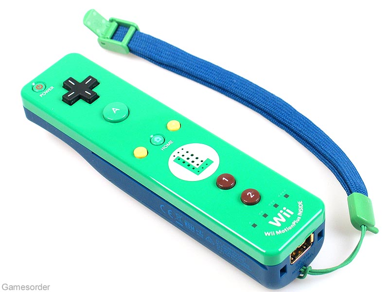 ORIGINAL NINTENDO Wii / U REMOTE MOTION PLUS INSIDE CONTROLLER LUIGI